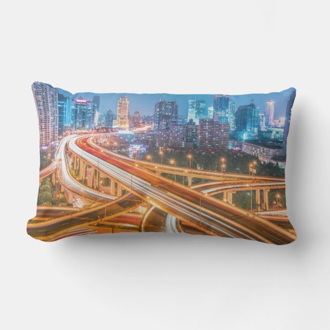 Shanghai Overpass 2 Kissen (Vorderseite)