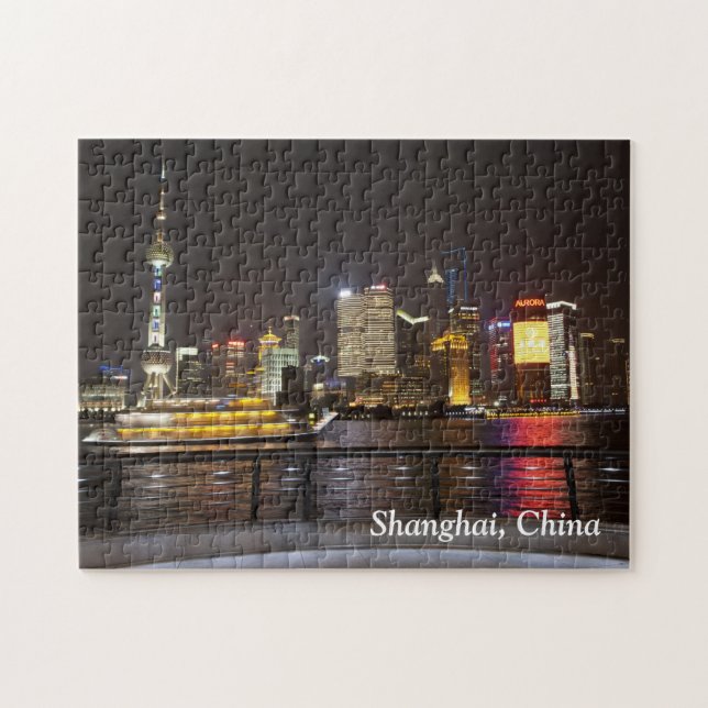 Shanghai Pudong, China Puzzle (Horizontal)