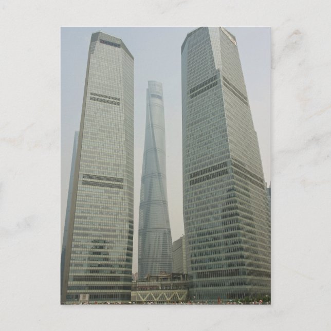 Shanghai Tower-Lujiazui, Pudong-Shanghai, China Postkarte (Vorderseite)