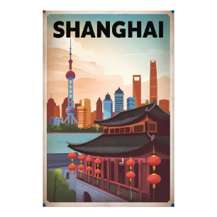 Shanghai Vintag Fotodruck