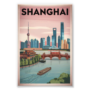 Shanghai Vintag Fotodruck