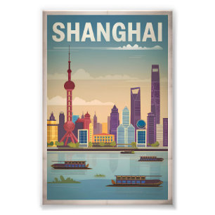 Shanghai Vintag Fotodruck