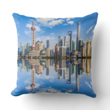 Shanghai Waterfront-Kopfkissen