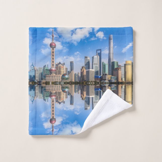 Shanghai Waterfront Waschtuch Waschlappen (Waschlappen)