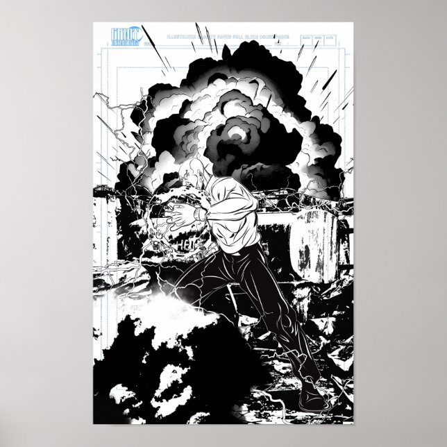 Shango, der Rächer "Originalkunst" Poster (Vorne)