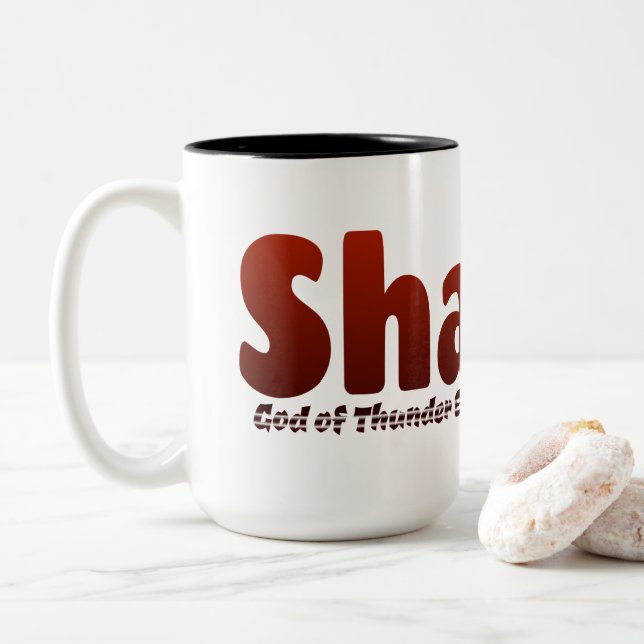 Shango Zweifarbige Tasse (Mit Donut)