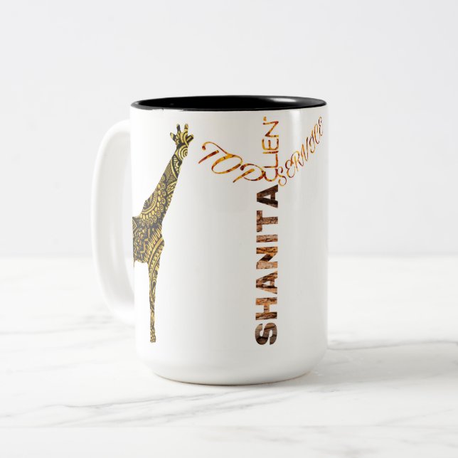 Shanita Zweifarbige Tasse (Vorderseite Links)