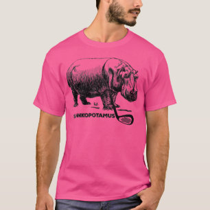 Shankopotamus Golf Hippo Golf Spaß Golf T-Shirt