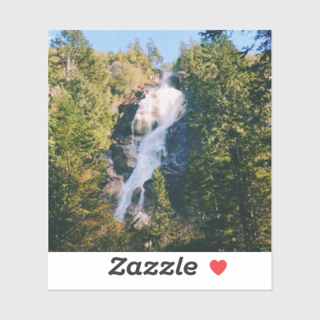 Shannon Falls, Squamish, Kanada  Aufkleber (Blatt)