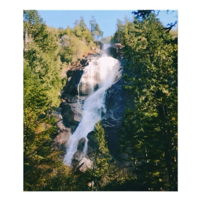 Shannon Falls, Squamish, Kanada  Fotodruck (Vorne)