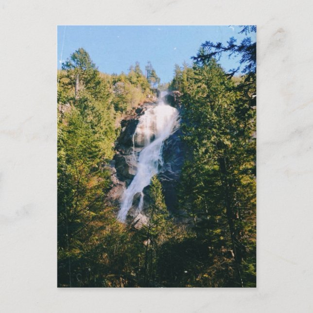 Shannon Falls, Squamish, Kanada  Postkarte (Vorderseite)