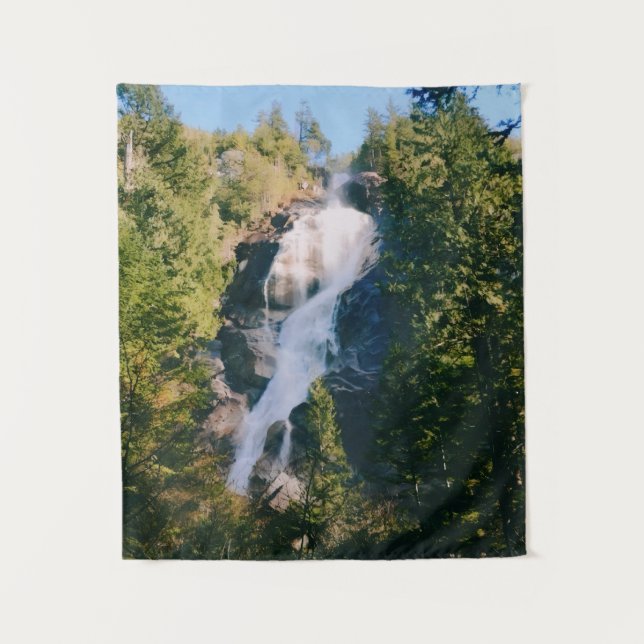 Shannon Falls, Squamish, Kanada  Wandteppich (Vorderseite)