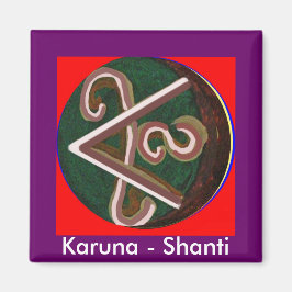 Shanti = Frieden Magnet