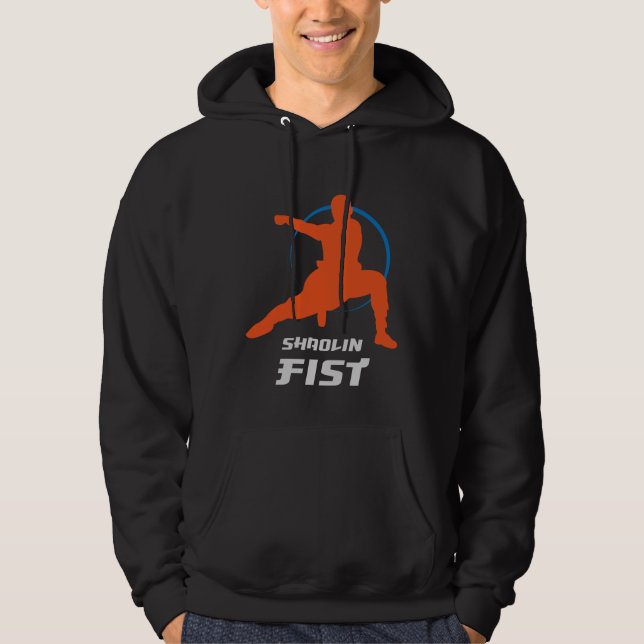 Shaolin-Faust Kung Fu Krieger Hoodie (Vorderseite)