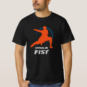 Shaolin-Faust Kung Fu Krieger T-Shirt