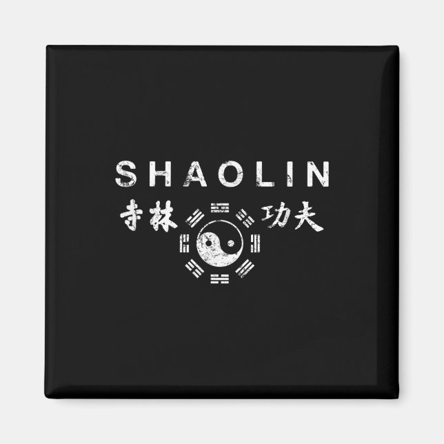 Shaolin Kung Fu Chinesische Kampfkunst Magnet (Vorne)