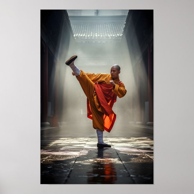 Shaolin-Kung-Fu-Krieger Poster (Vorne)
