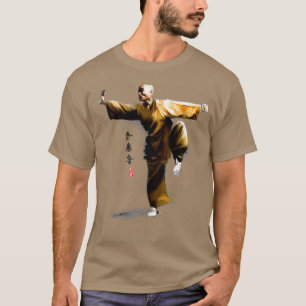 Shaolin Kung Fu weißes Geschenk für Männer Kinder T-Shirt