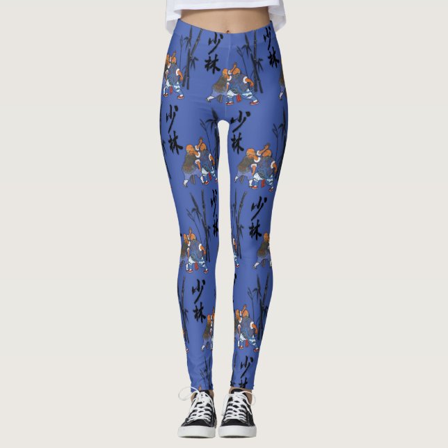 Shaolin-Mönche Leggings (Vorderseite)