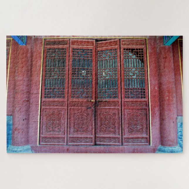 Shaolin Temple Doors Puzzle (Horizontal)