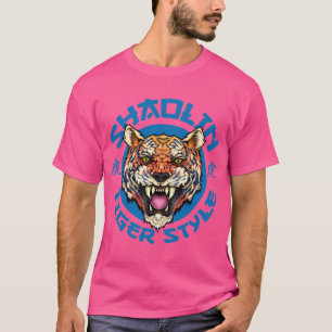 Shaolin Tiger Style Kung Fu Vollfarbe T-Shirt