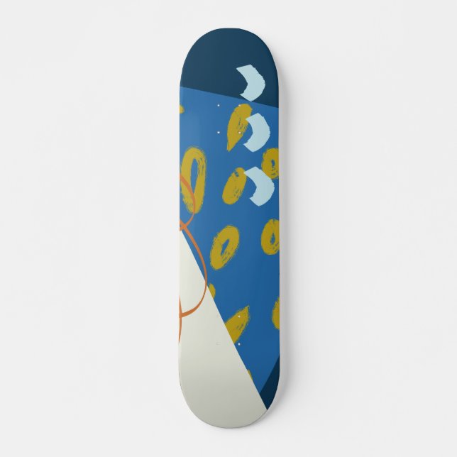 Shape-Ansammlung #Illustration #abstrakt Skateboard (Vorne)