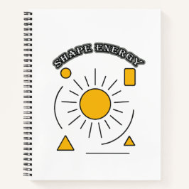 Shape Energy  Notebook Notizbuch