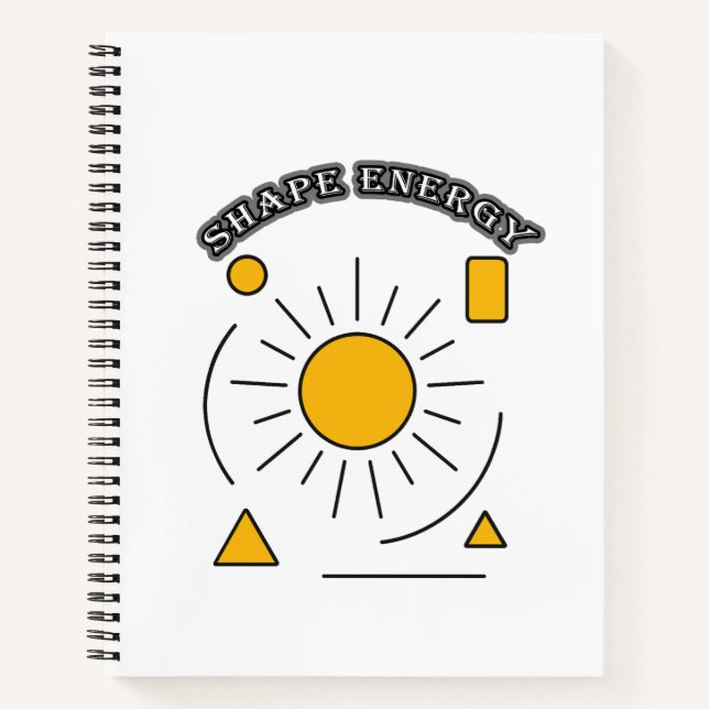Shape Energy  Notebook Notizbuch (Vorderseite)