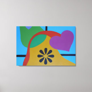 Shapes of Colorful Joy Canvas Print Leinwanddruck