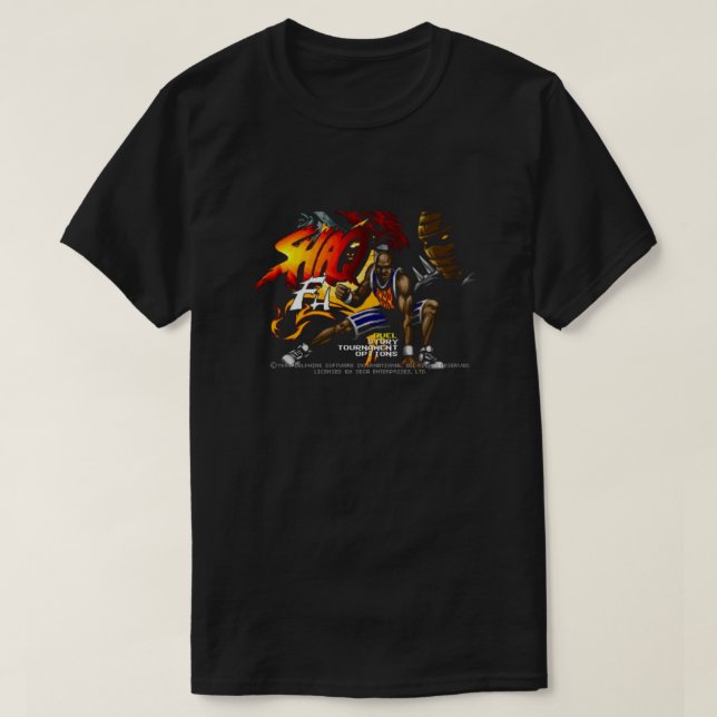 Shaq Fu (Genesis) Titel Screen Essential T-Shirt (Design vorne)