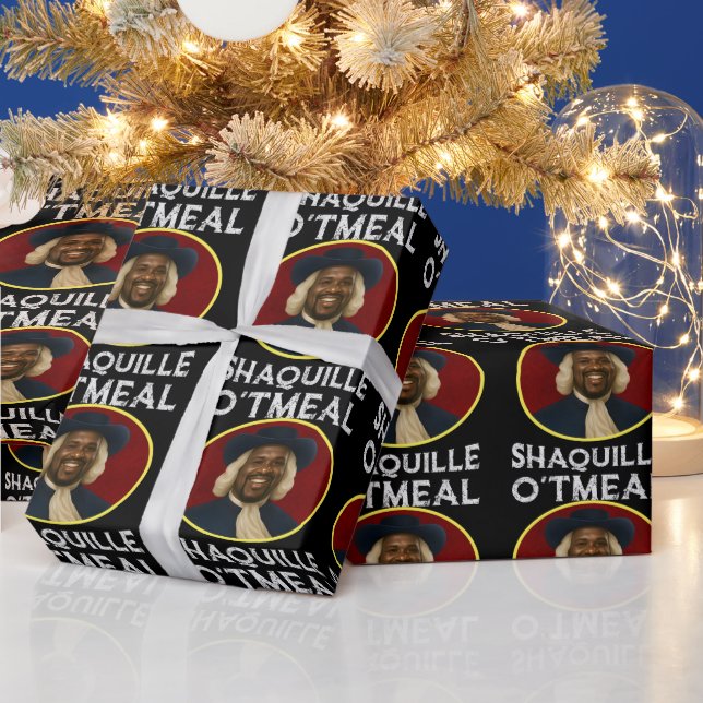 Shaquille Oatfood Funny Meme Geschenkpapier (Feiertage)
