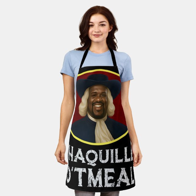 Shaquille Oatfood Funny Meme Schürze (Getragen)