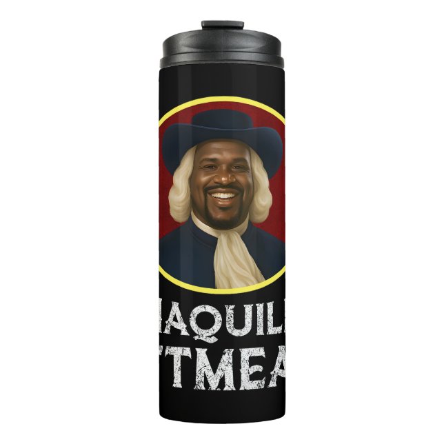 Shaquille Oatfood Funny Meme Thermosbecher (Vorderseite)