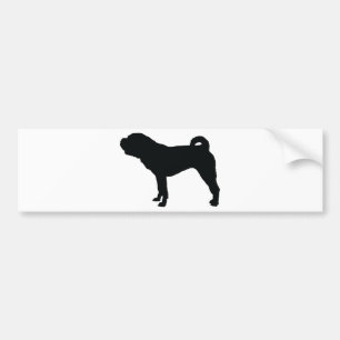 Shar Pei Autoaufkleber