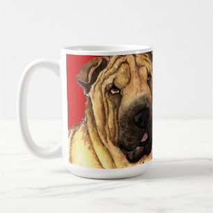 Shar-Pei-Farbblock Tasse
