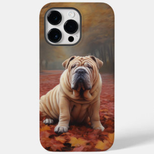 Shar Pei im Herbst Leaves Fall Inspiriert Case-Mate iPhone 14 Pro Max Hülle