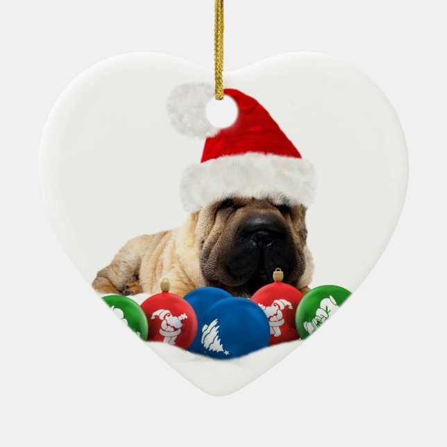 Shar Pei in der Keramik Ornament (Hinten)