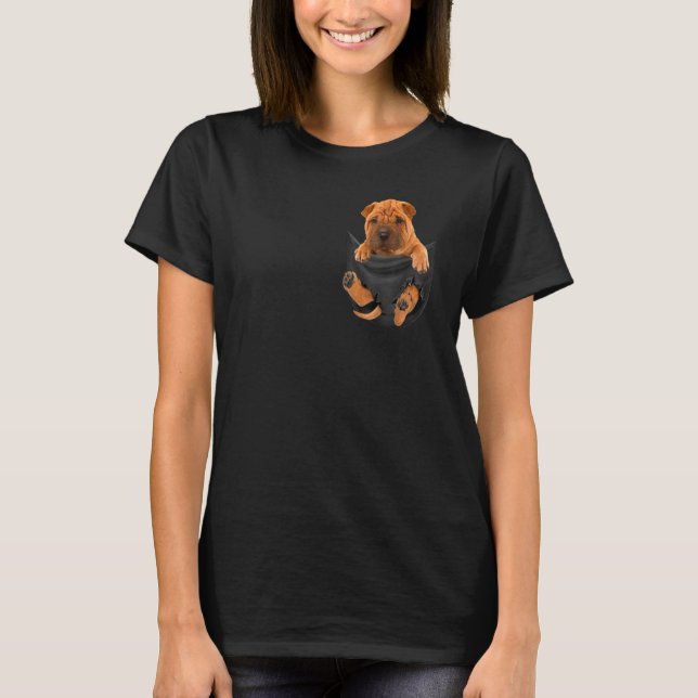 Shar Pei In Your Pocket For Shar Pei T-Shirt (Vorderseite)