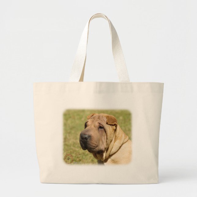 Shar Pei Jumbo Stoffbeutel (Vorne)