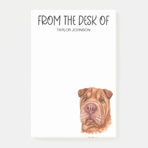 Shar Pei Liebhaber Post-it Klebezettel