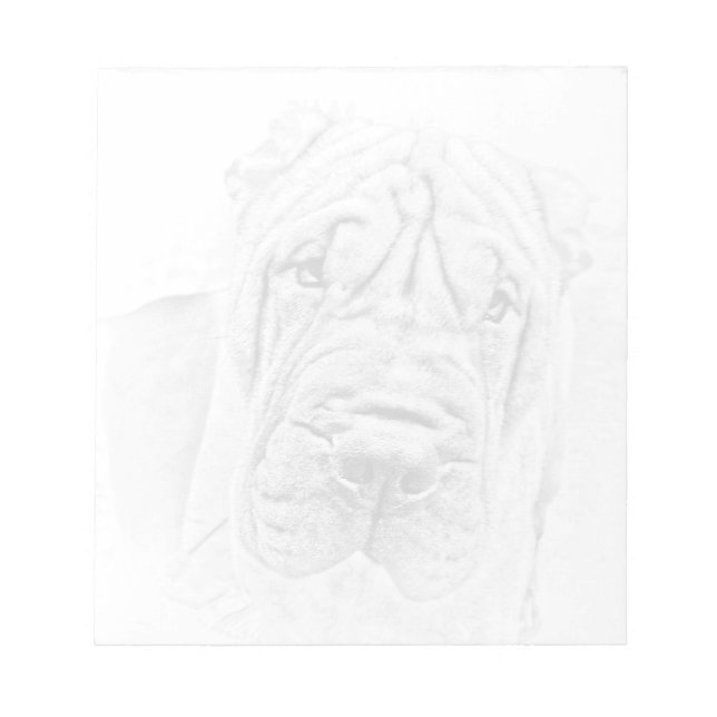 SHAR-PEI-Notepad Notizblock (Vorderseite)