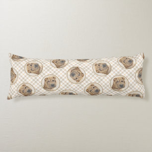 Shar Pei Painting Fawn Wrinkle Original Dog Art Seitenschläferkissen