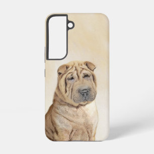Shar Pei Painting - Niedliche Original Dog Art Samsung Galaxy Hülle