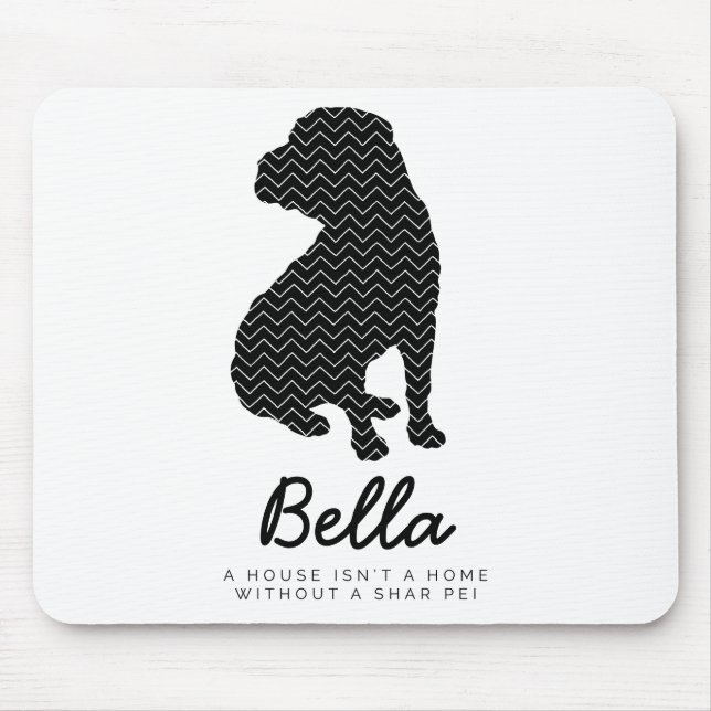 Shar Pei personalisiert Mousepad (Vorne)
