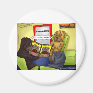 Shar-Pei Plastische Chirurgie Lustige T-Shirts Tas Magnet