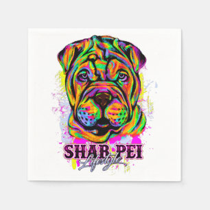 Shar Pei Puppy Dog Lifestyle Serviette