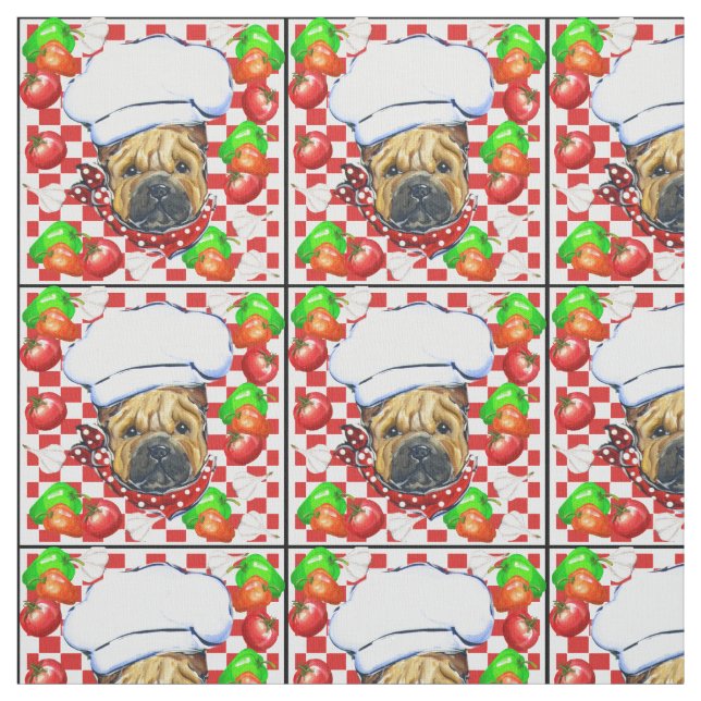 Shar-pei Stoff (Muster)