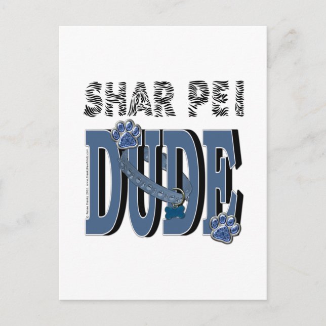 Shar Pei TYP Postkarte (Vorderseite)