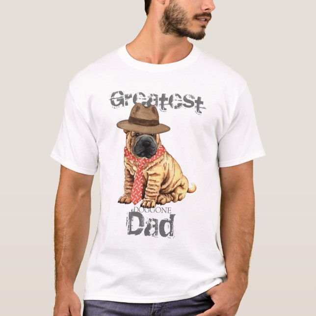 Shar-Pei-Vater T-Shirt (Vorderseite)