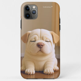 Shar Pei Welpe - Sanfte Ruhe von WangWang Case-Mate iPhone Hülle